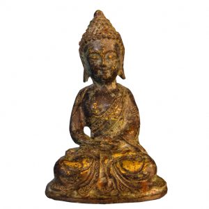Kleiner Buddha aus Metall, China