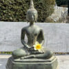 antiker buddha aus bronze thailand