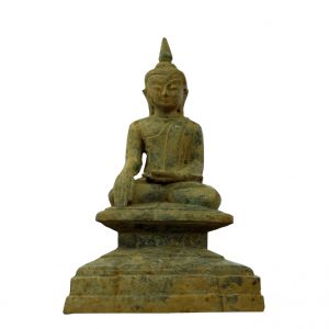 Antiker Buddha aus Burma, Bronze
