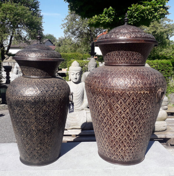 prunkvasen aus bronze