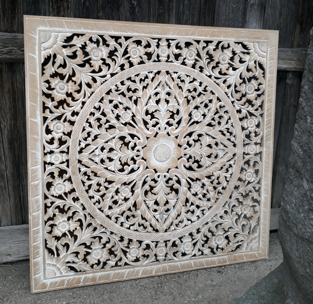 großes relief handgeschnitzt 150 cm aus indonesien
