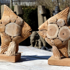 Fisch aus Teak