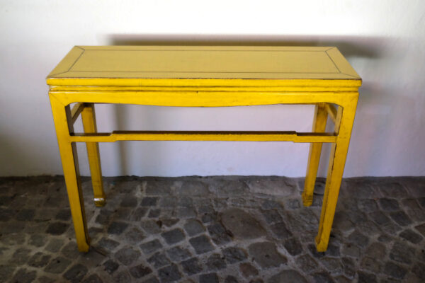 eleganter tisch aus china freundliche gelbe farbe