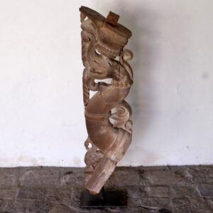Antike Skulptur mit Schwan