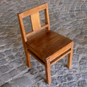 Kinder-Sessel aus altem Teak-Holz