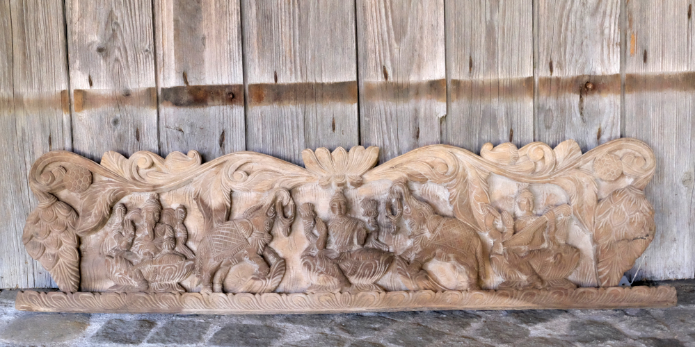 Verkauft! Relief Hangeschnitzt aus Indien