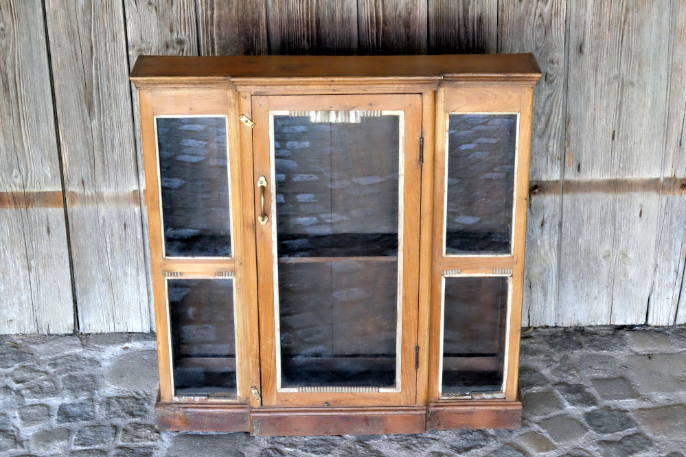 Glas-Hängevitrine 80x17x80cm