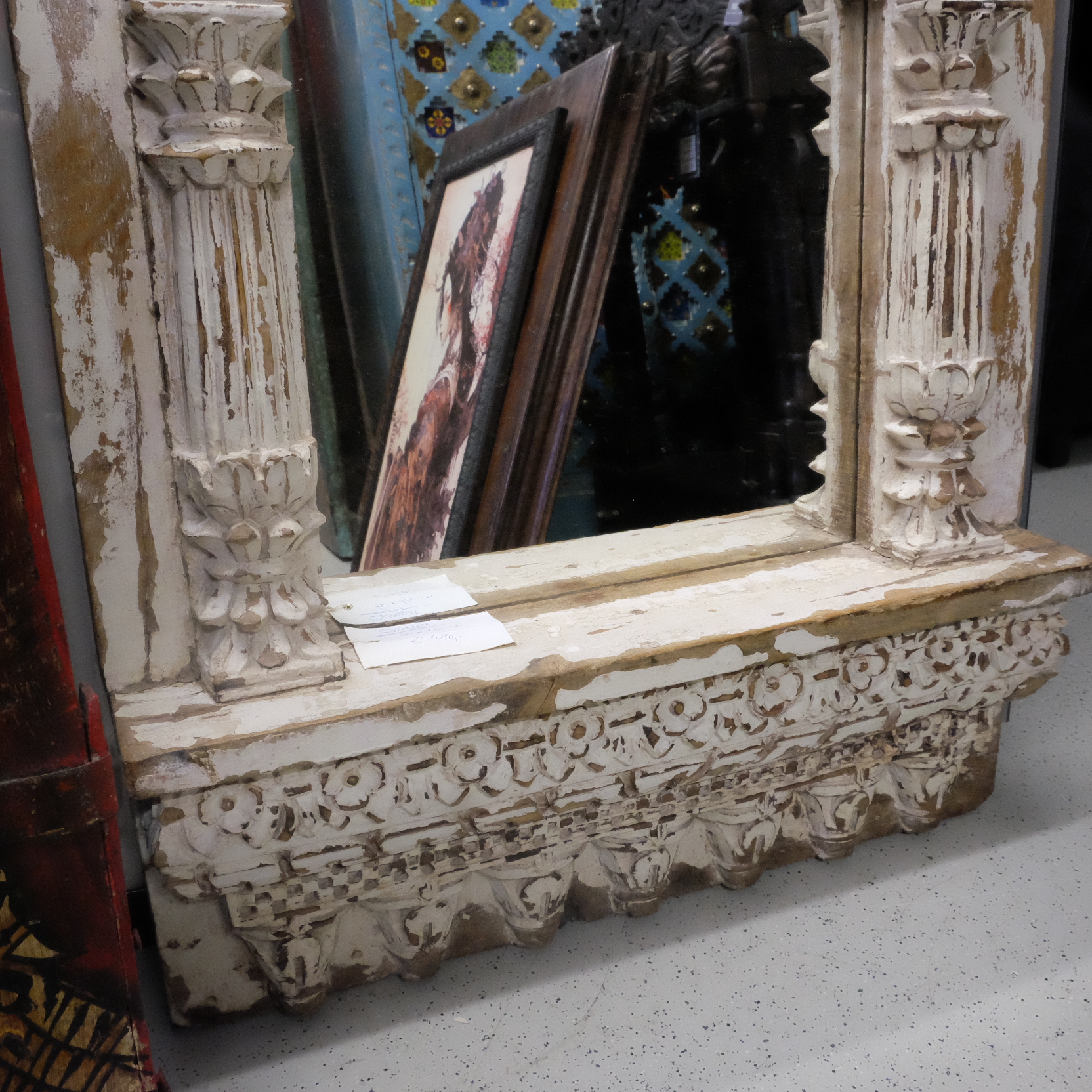 Spiegel mit spezieller Form, viele Ornamente, 60x120cm