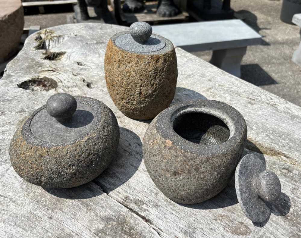 steindosen mit deckel