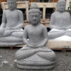 handgehauener buddha aus riverstone 60 cm frostsicher