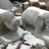 kleiner frostsicherer elefant