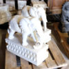 elefanten aus weissem marmor, china