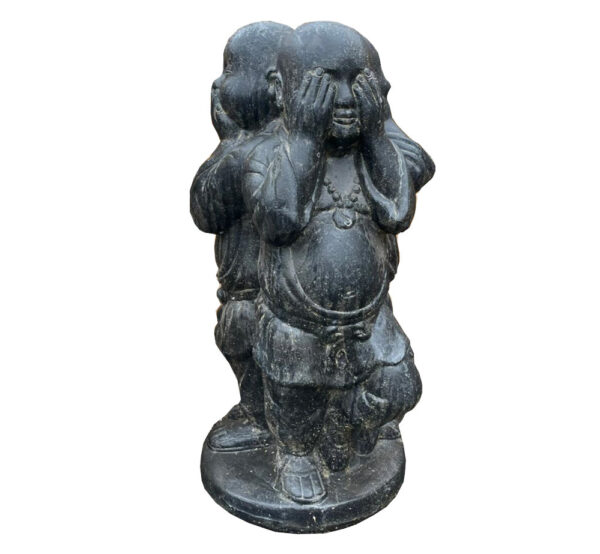 moench gartenfigur aus steinguss