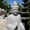 stehender buddha aus riverstone 100cm