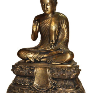 buddha aus messing, einzelstueck aus indien