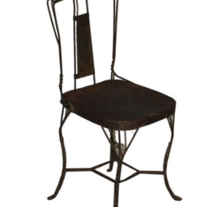 alter zierlicher sessel aus eisen