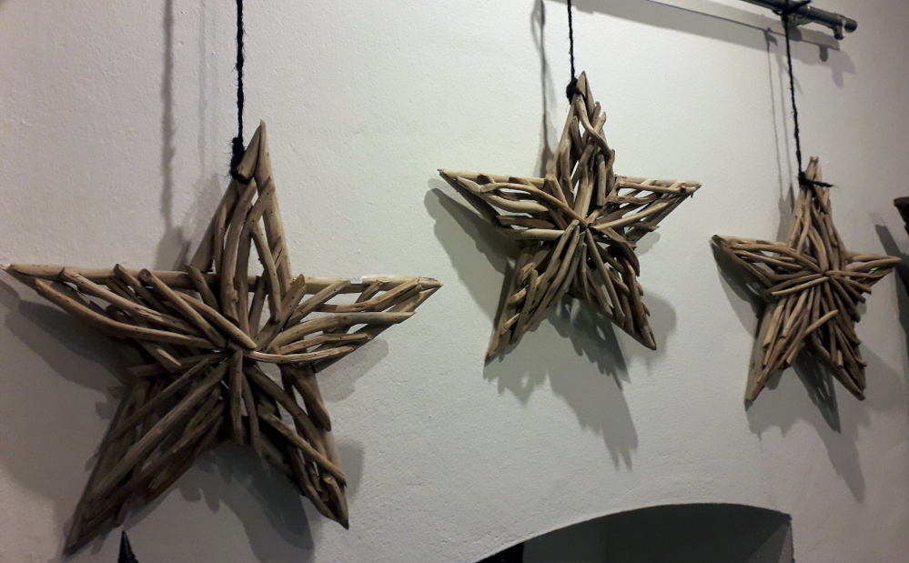 sterne aus schwemmholz