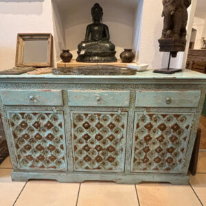 kommode shabby look messingbeschlagen