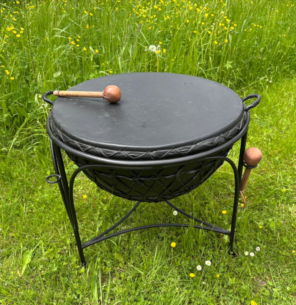 trommel-indien-black-weiliwohn trommel mit gestell