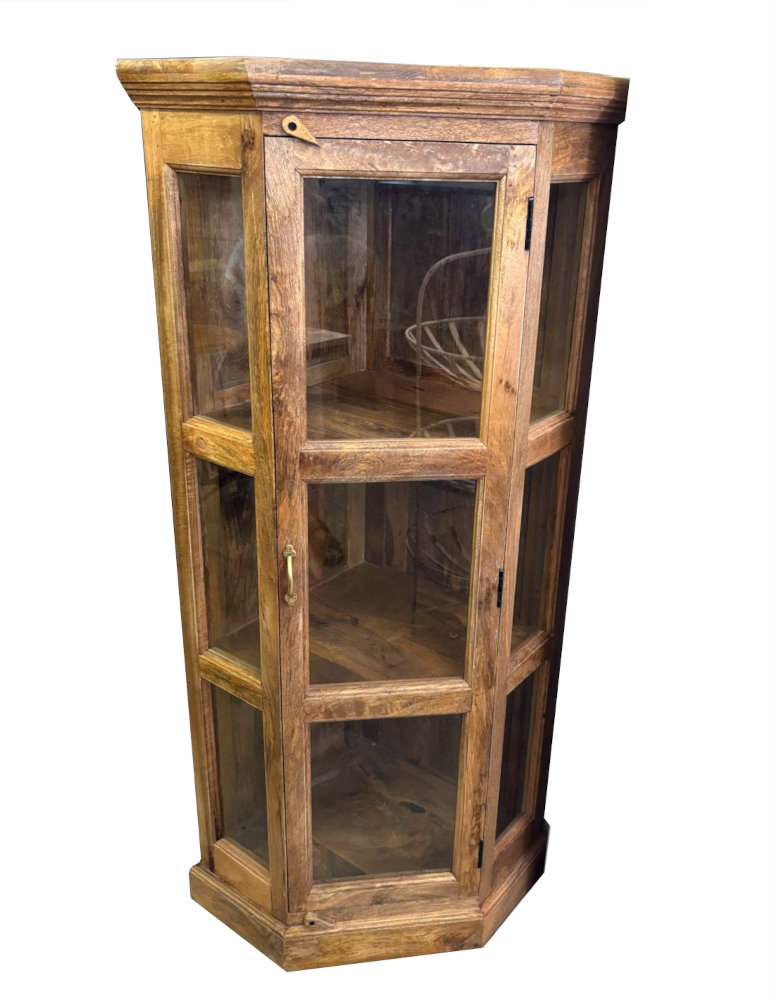 eckvitrine trapezfoermig