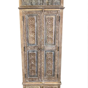 hoher schmaler schrank aus indien