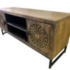 lowboard tv-board niedriges sideboard aus indien
