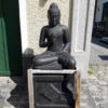 grosser buddha aus steinguss 150 cm