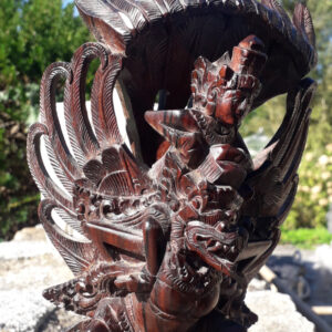shiva und garuda ebenholz