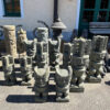 frostsichere tikis gartenfiguren