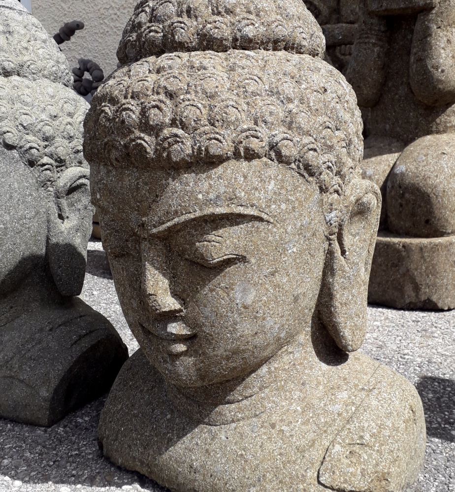 Buddhakopf 60 cm – Bild 2