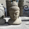buddhakopf aus frostsicherem Lavastein