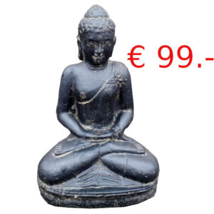 kleiner buddha aus steinguss