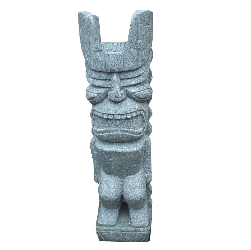 tiki aus frostsicherem lavastein