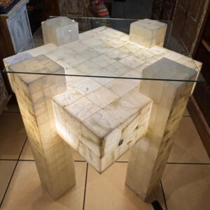 verkaufstisch aus onyx