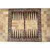 mosaiktisch mit backgammon