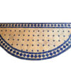 marrakesch-mosaiktisch-halbrund-blauweiss-white-weiliwohn halbrunder mosaiktisch aus marrakesch