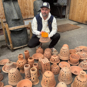 tonlampen aus marrakesch keramik