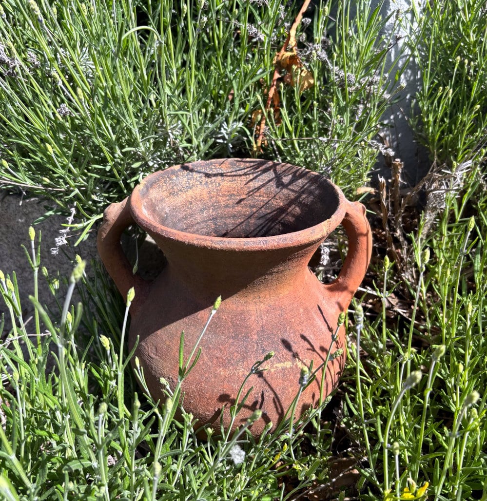 henkelvase aus ton