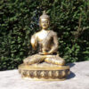 der-lehrende-buddha-bronze-weiliwohn der lehrende buddha mit der vitarka mudra aus indien