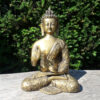 vitarka-buddha-weiliwohn buddha gautama aus bronze mit der vitarka-mudra