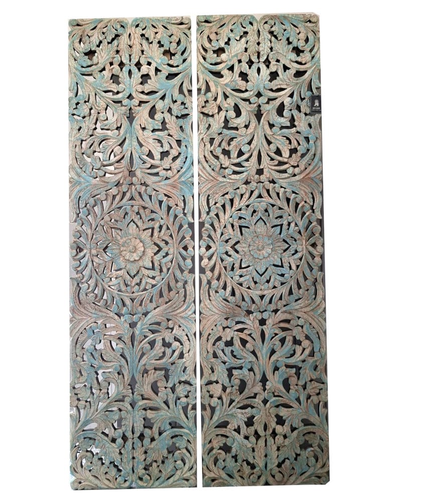 handgeschnitztes relief aus indien